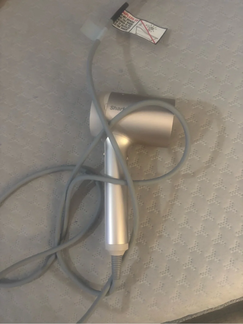 Shark Silver Travel Hair Dryer - Compact & Lightweight